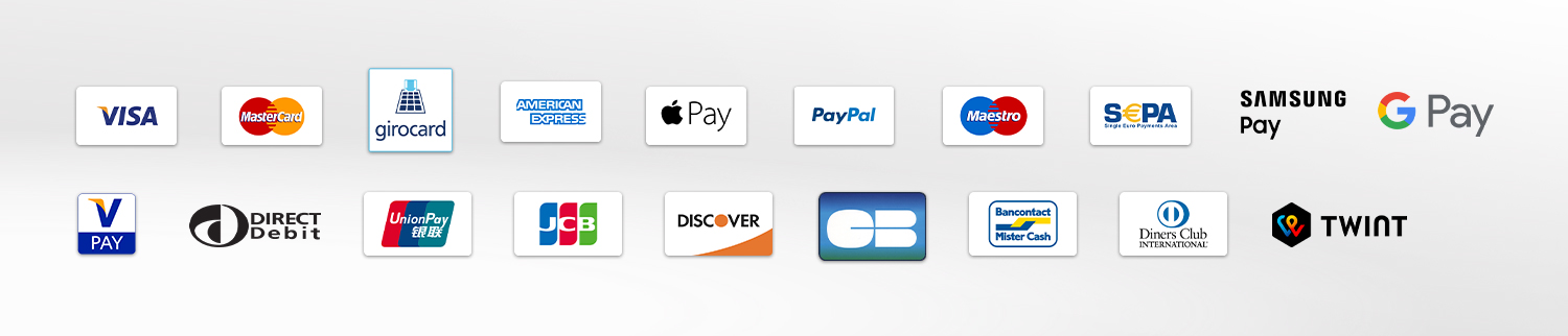 Met Magicline Payments beschik je over een groot aantal verschillende betaalmethoden.