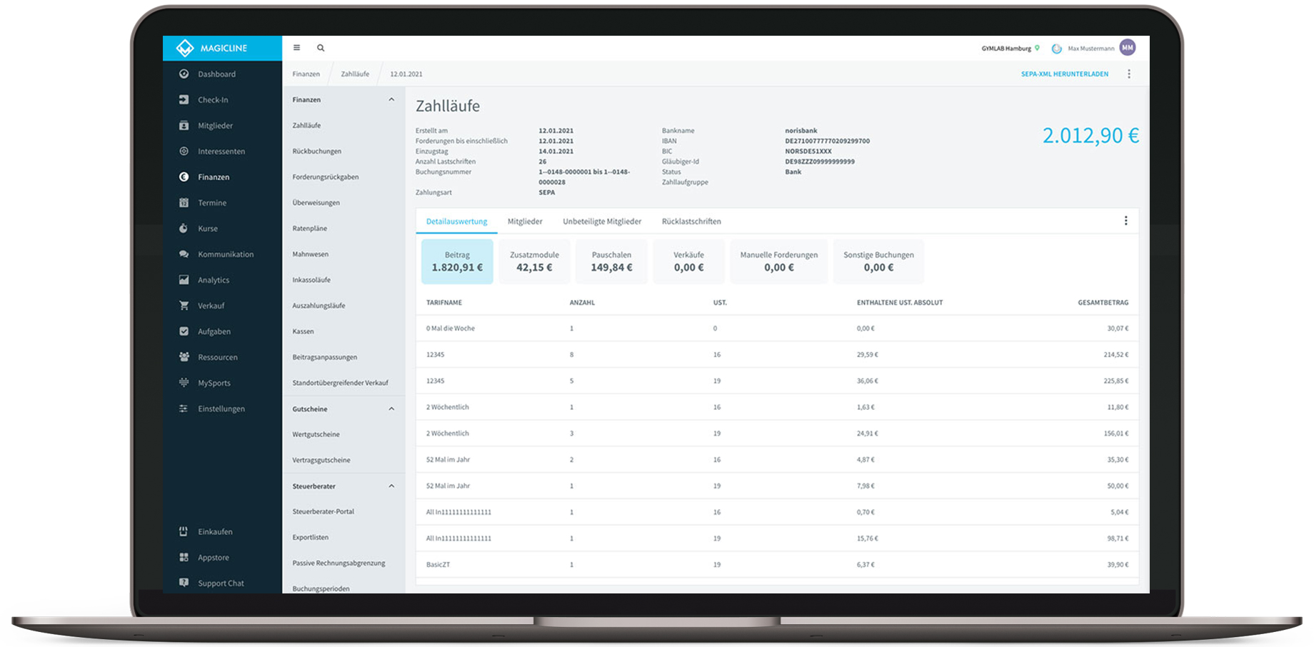 <p>Kostenlose MySports App mit Trainingsplänen, Mitglieder Self-Service und Zoom-Kursen für zuhause</p>
