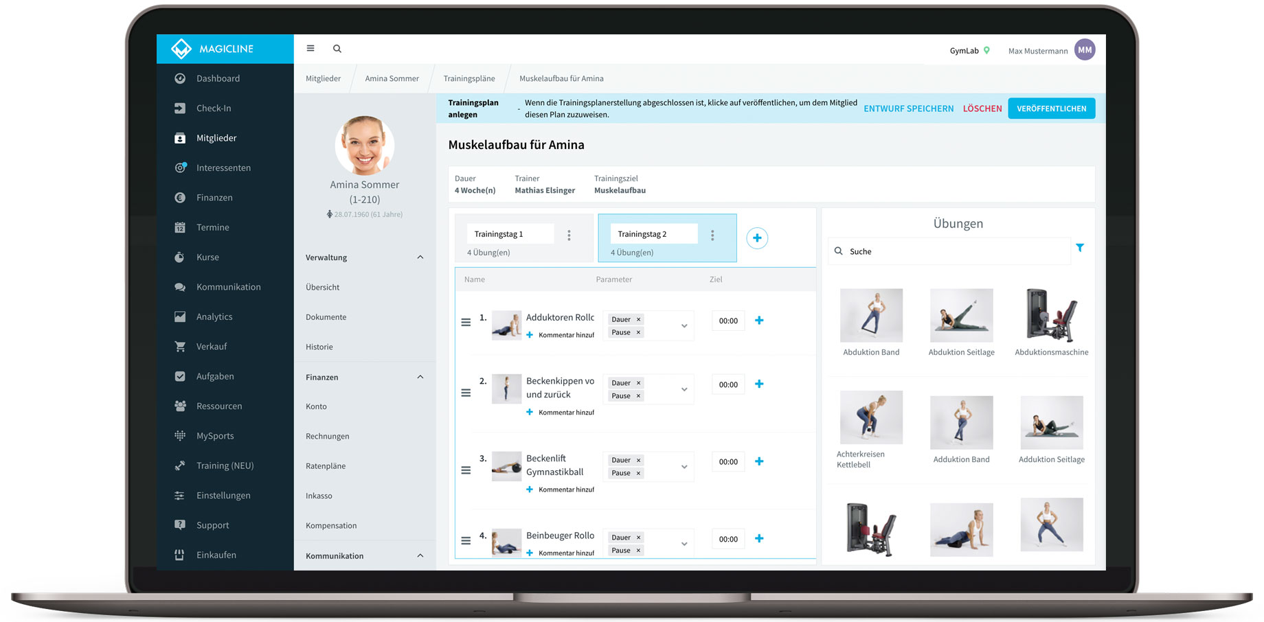 <p>Kostenlose MySports App mit Trainingsplänen, Mitglieder Self-Service und Zoom-Kursen für zuhause</p>
