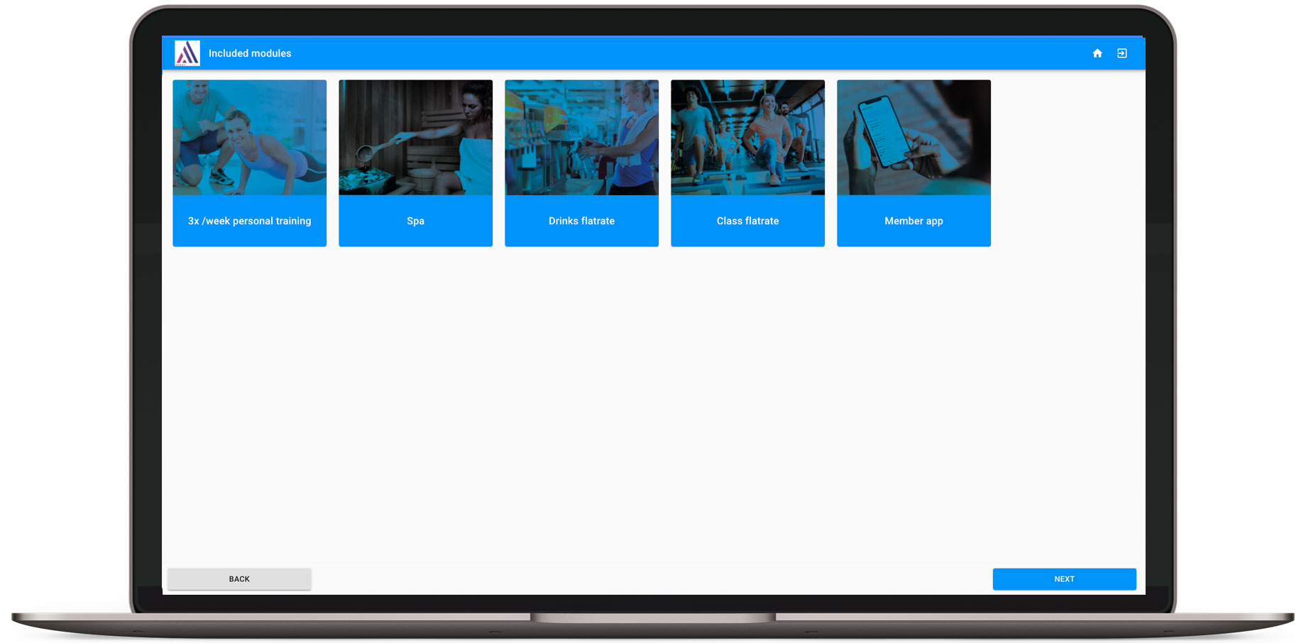 <p>Free MySports app with training plans, member self-service, Zoom classes at home</p>
