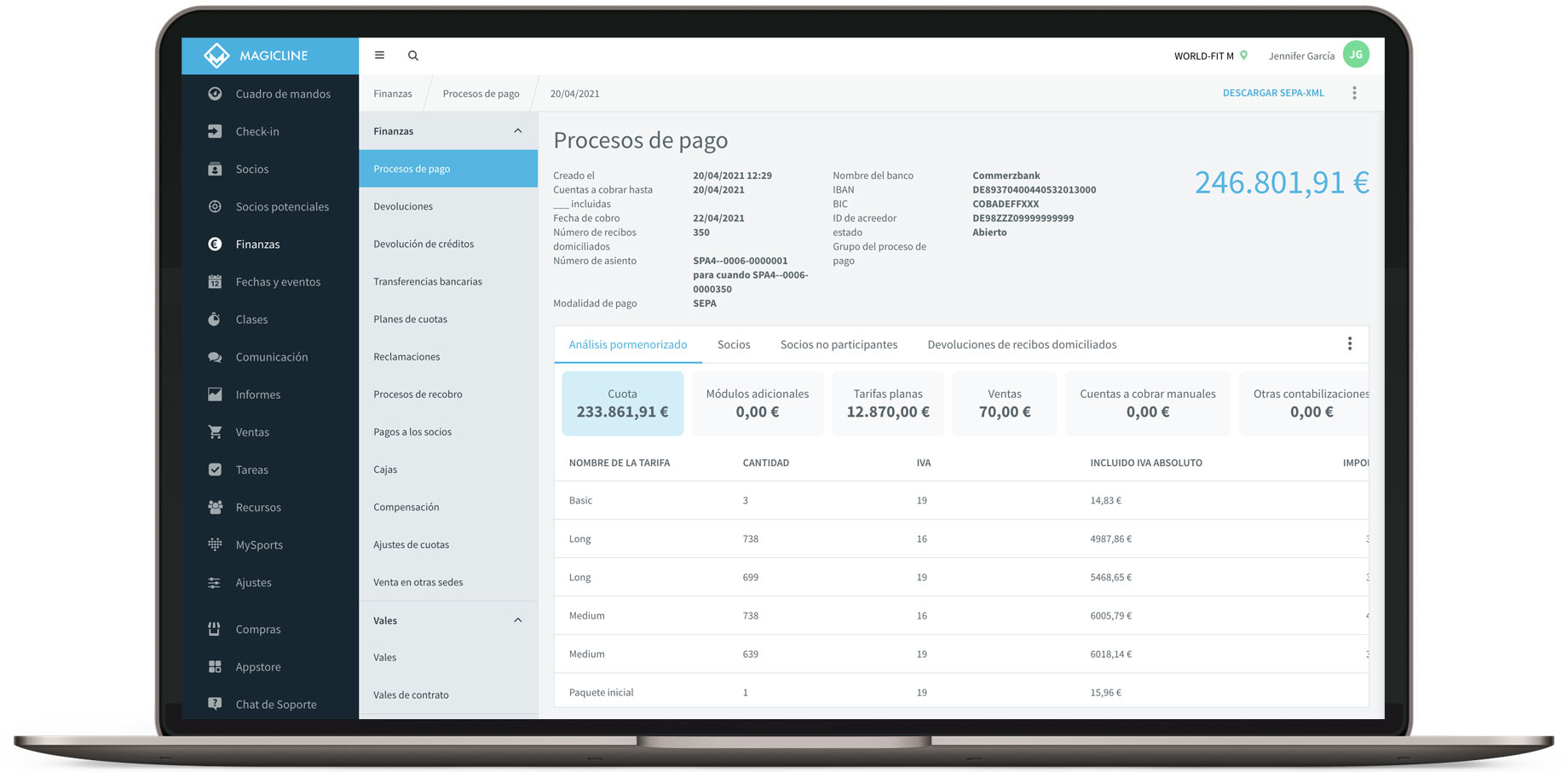 <p>Aplicación gratuita de MySports con planes de entrenamiento, área de socio para tus clientes y clases de Zoom para la casa.</p>
