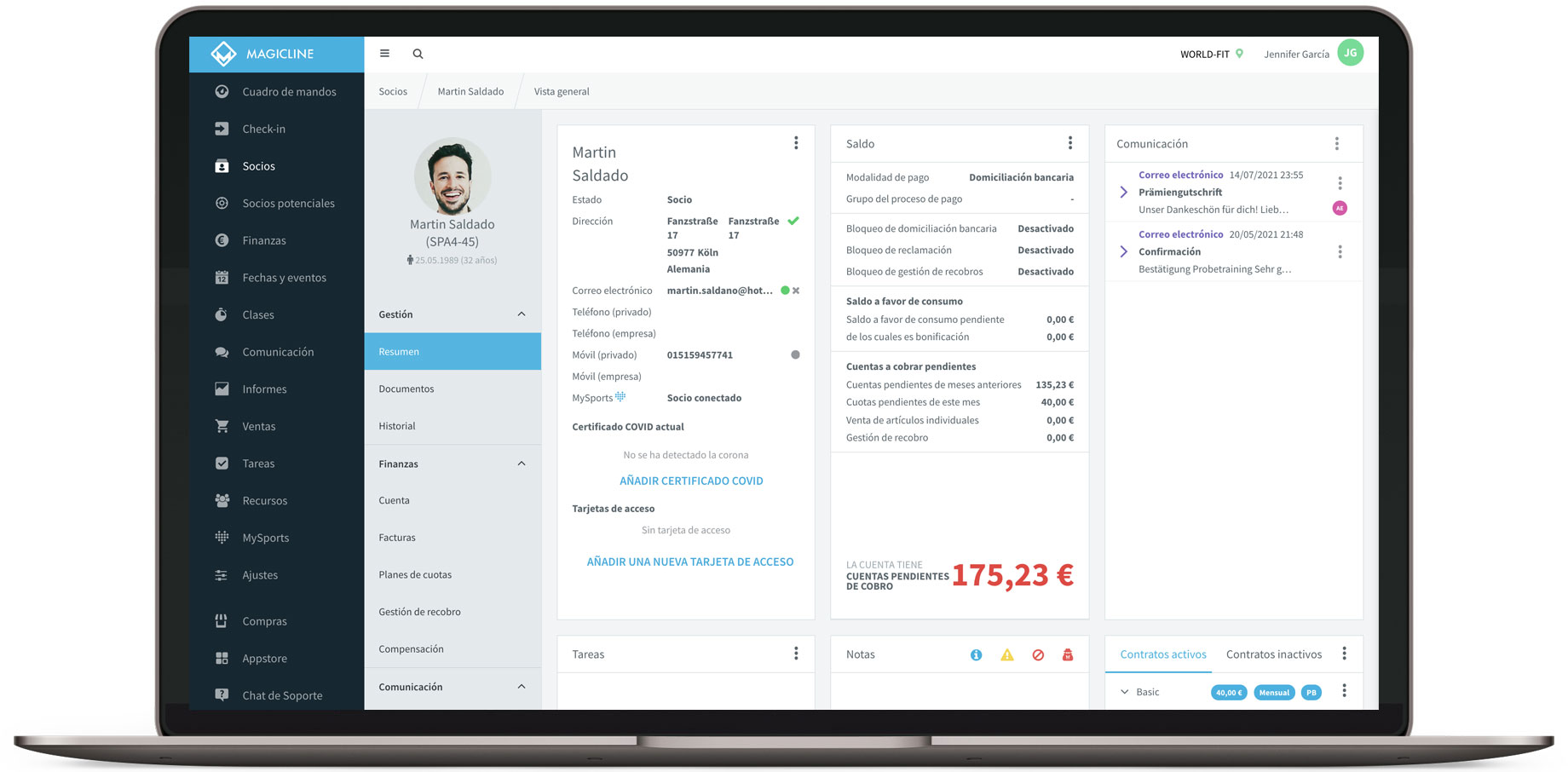 <p>Aplicación gratuita de MySports con planes de entrenamiento, área de socio para tus clientes y clases de Zoom para la casa.</p>
