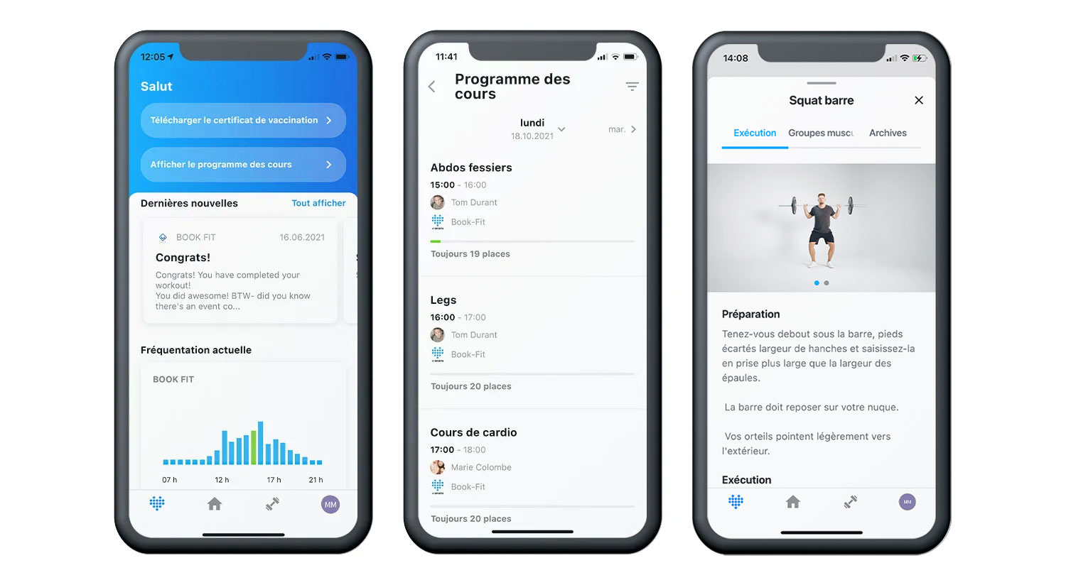 <p>Application MySports gratuite avec programmes d’entraînement, self-service pour les membres et cours Zoom en ligne.</p>
