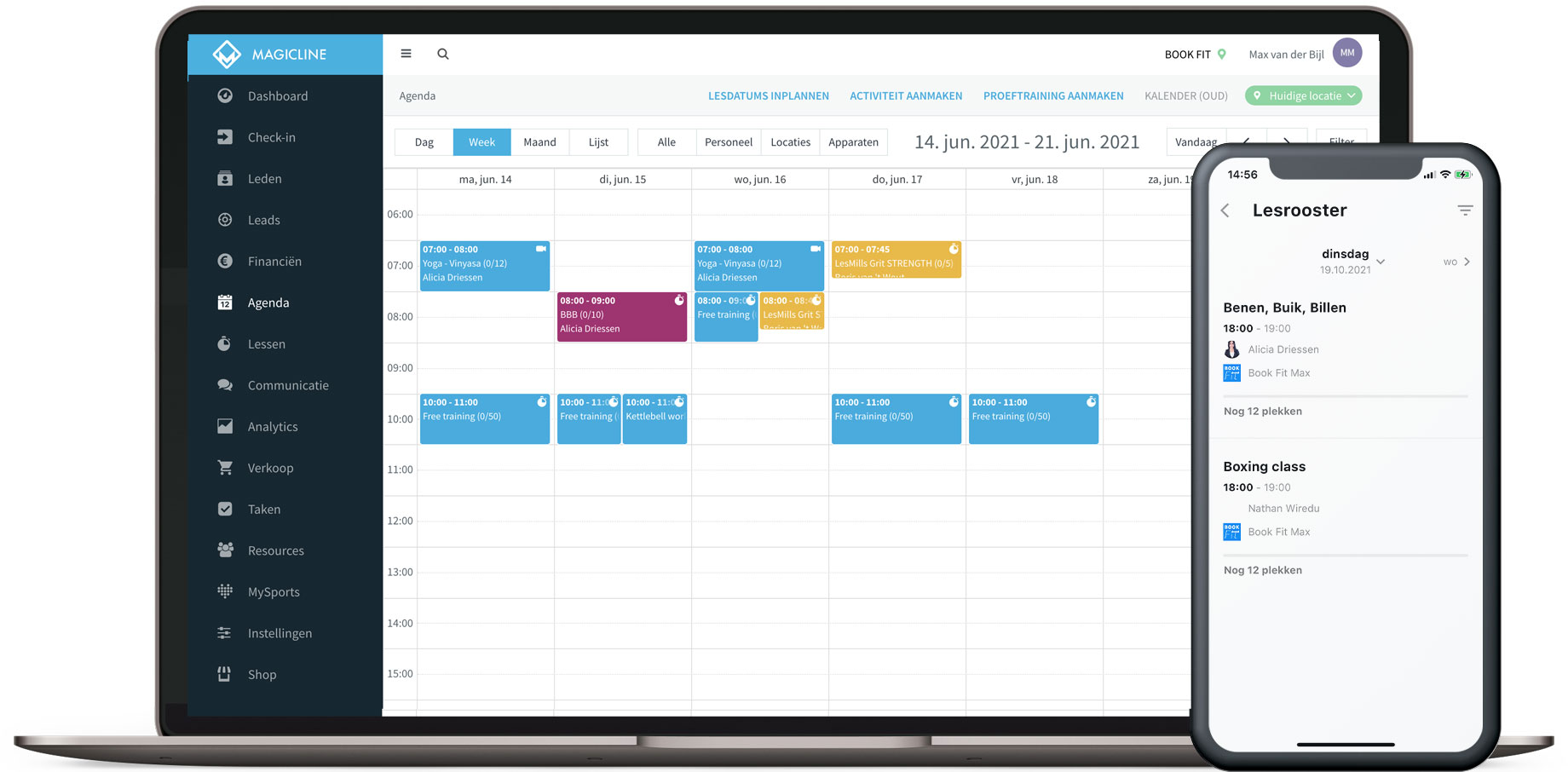 <p>Gratis MySports App met trainingsschema’s, selfservice en zoom work-outs voor thuis</p>
