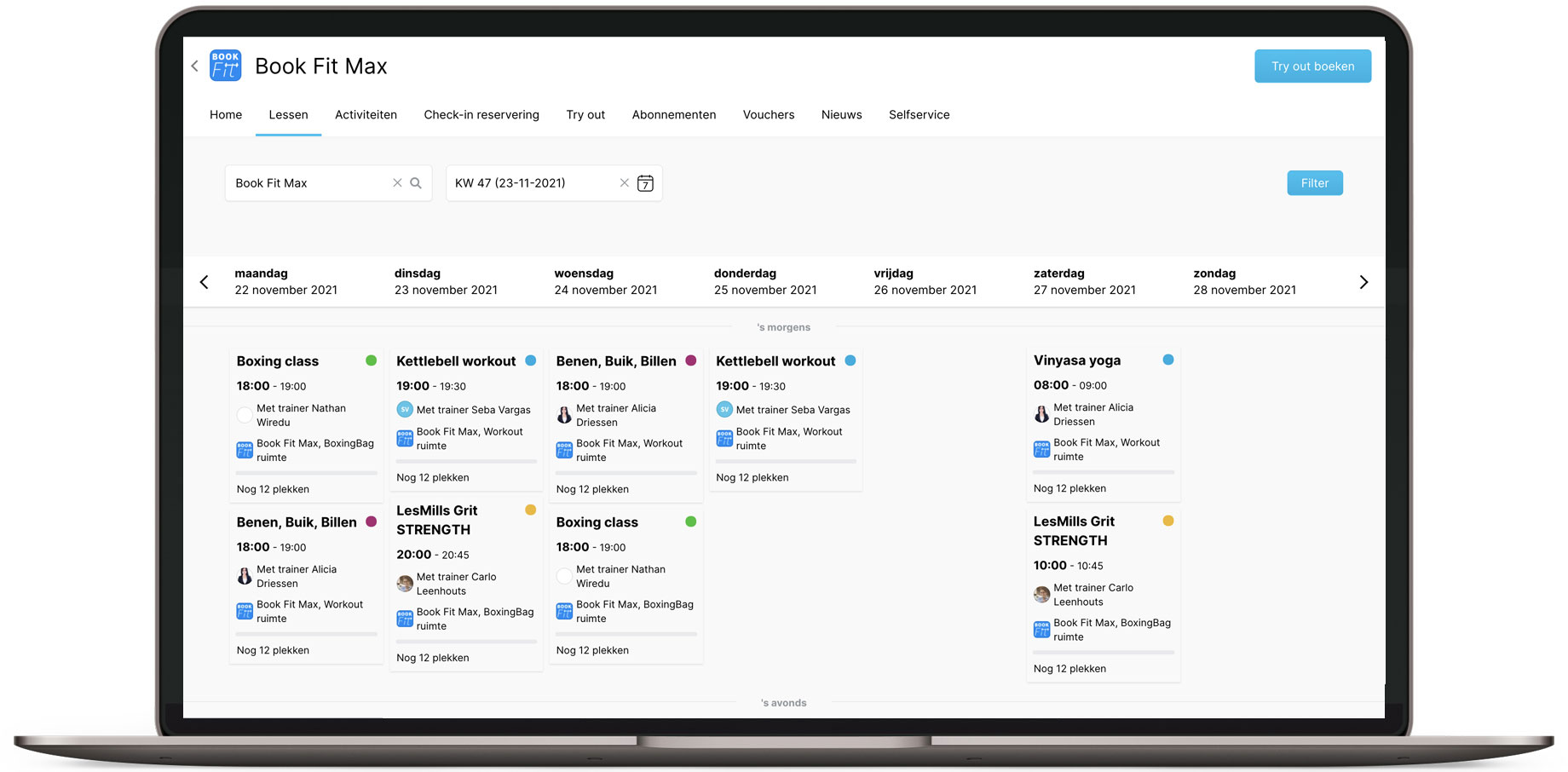 <p>Gratis MySports App met trainingsschema’s, selfservice en zoom work-outs voor thuis</p>
