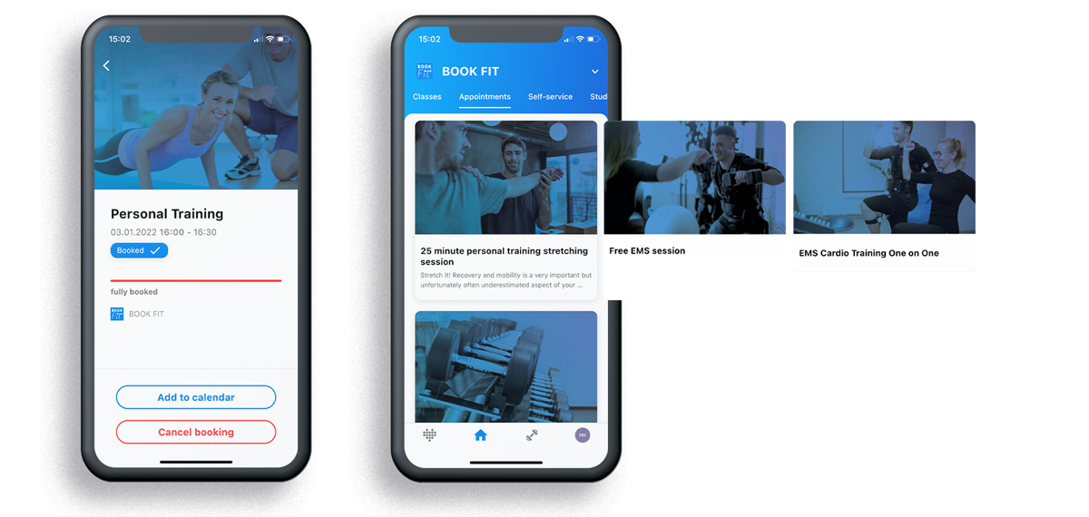 <p>Free MySports app with training plans, member self-service, Zoom classes at home</p>
